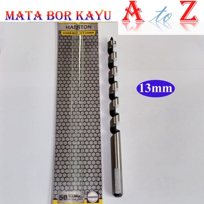 mata bor kayu 13mm x 230mm/ 13mm panjang 230 mm