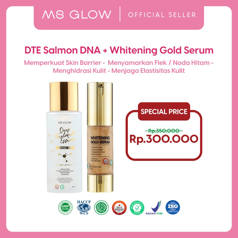 DTE Salmon dna + Gold Serum MS Glow