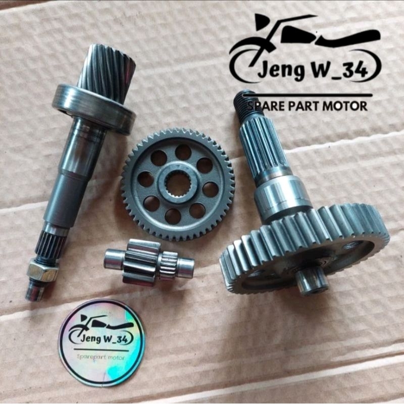 RASIO GEARBOX GIGI GARDAN TRANSMISI BEAT KARBU SCOOPY KARBU SPACY KARBU ORIGINAL COPOTAN