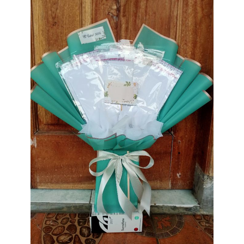 Buket uang kosong isi 15 20 25 Lembar free kartu ucapan &amp; packing kardus free//Murmer//cocok untuk wisuda lamaran Dll