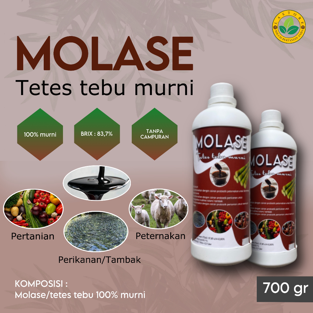 

Tetes Tebu Murni MOLASE 700 gram 100% Murni Tanpa Campuran