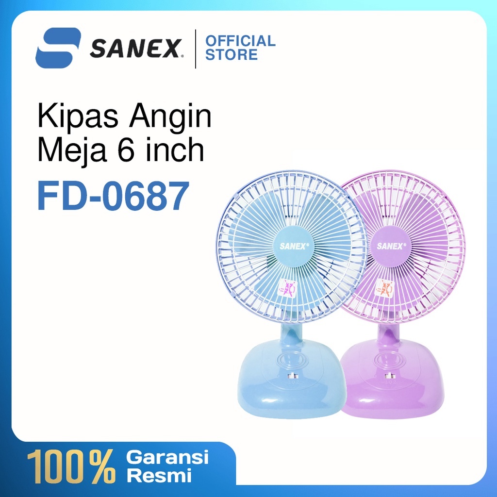 Kipas Angin Sanex 6 inch desk fan