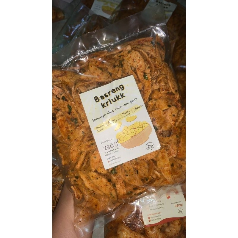 

Basreng daun jeruk 250gr