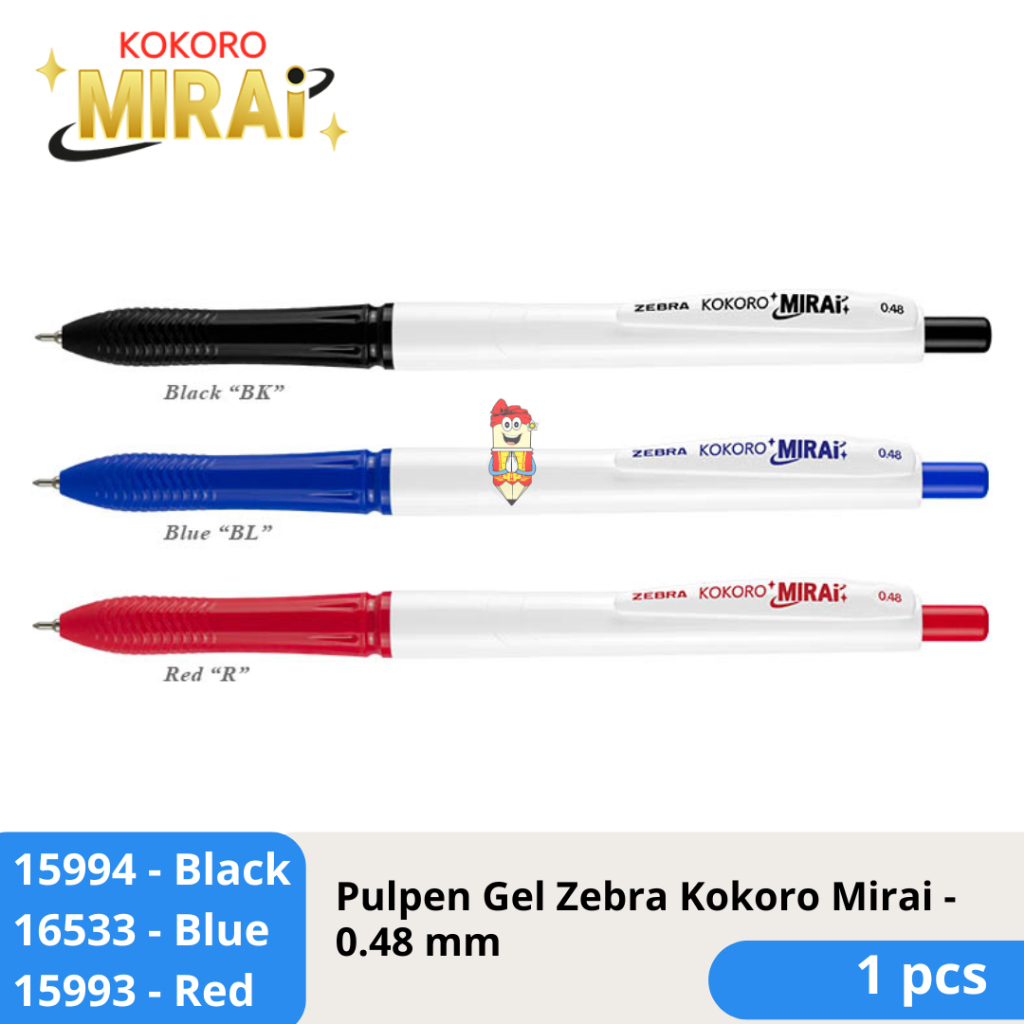 

Pena Zerba Mirai Pulpen Pen 0.48 Series kokoro