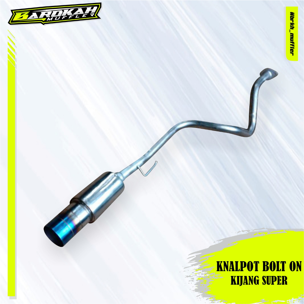 KNALPOT BOLT ON KIJANG - KIJANG SUPER