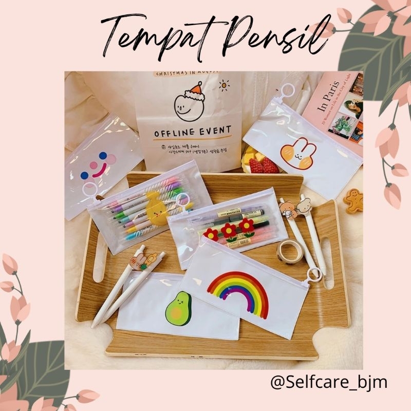 

Tempat Pensil / Alat Tulis Sekolah Pouch Zipper