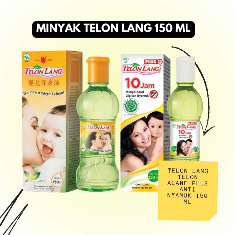 Telon Lang Telon Lang Plus Anti Nyamuk 150 ML Jumbo