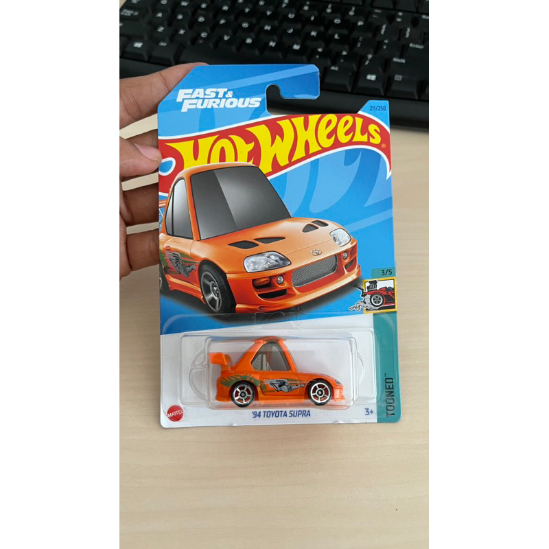 Hotwheels Toyota Supra Tooned Fast and Furious