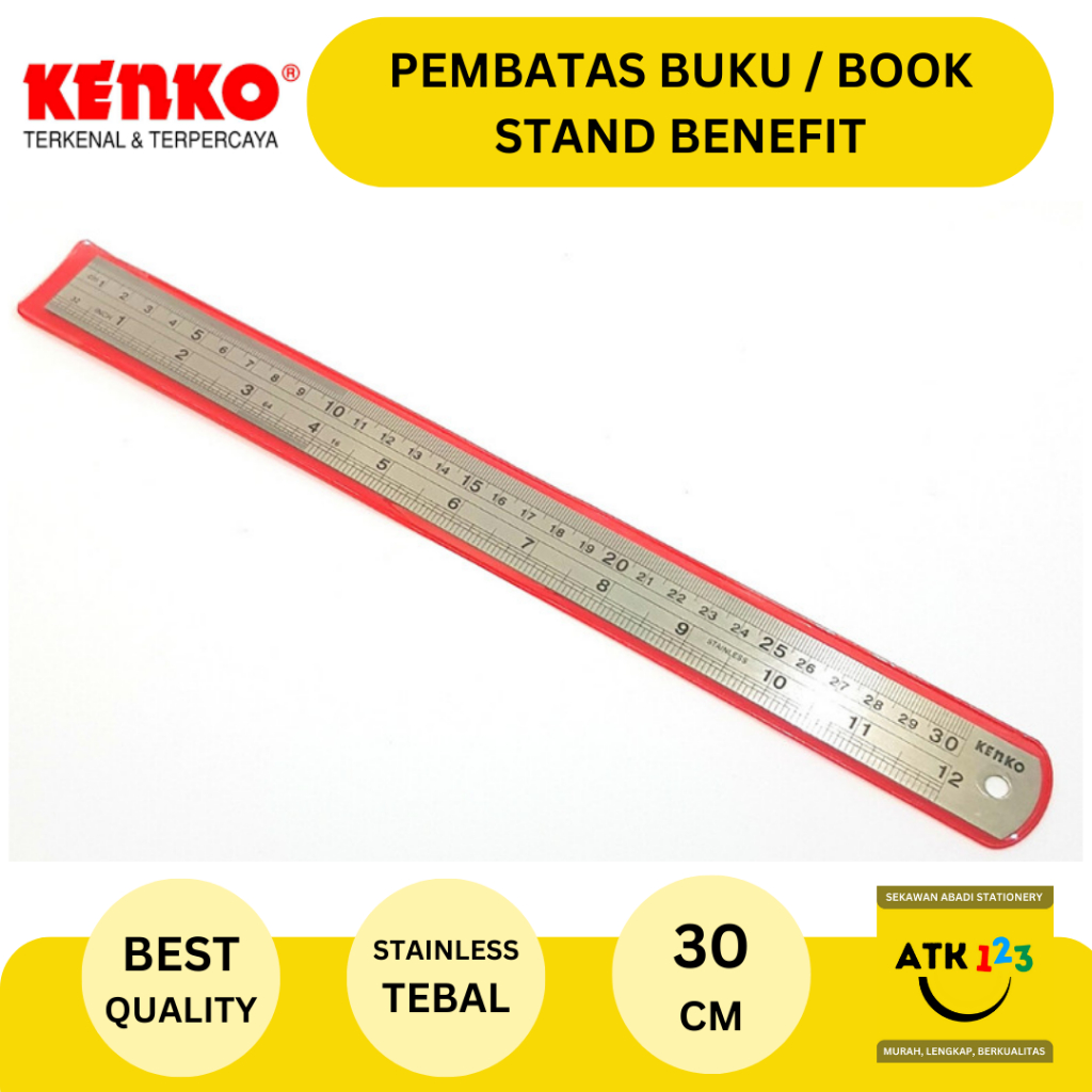 

Penggaris Besi Stainless 30 cm