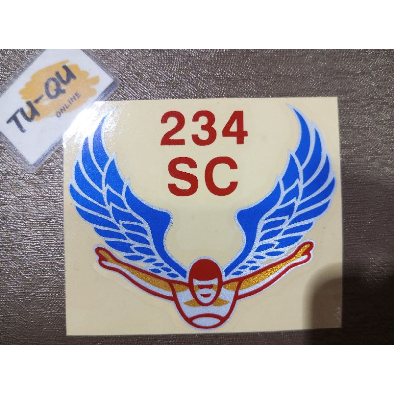 Sticker logo custom 234 sc