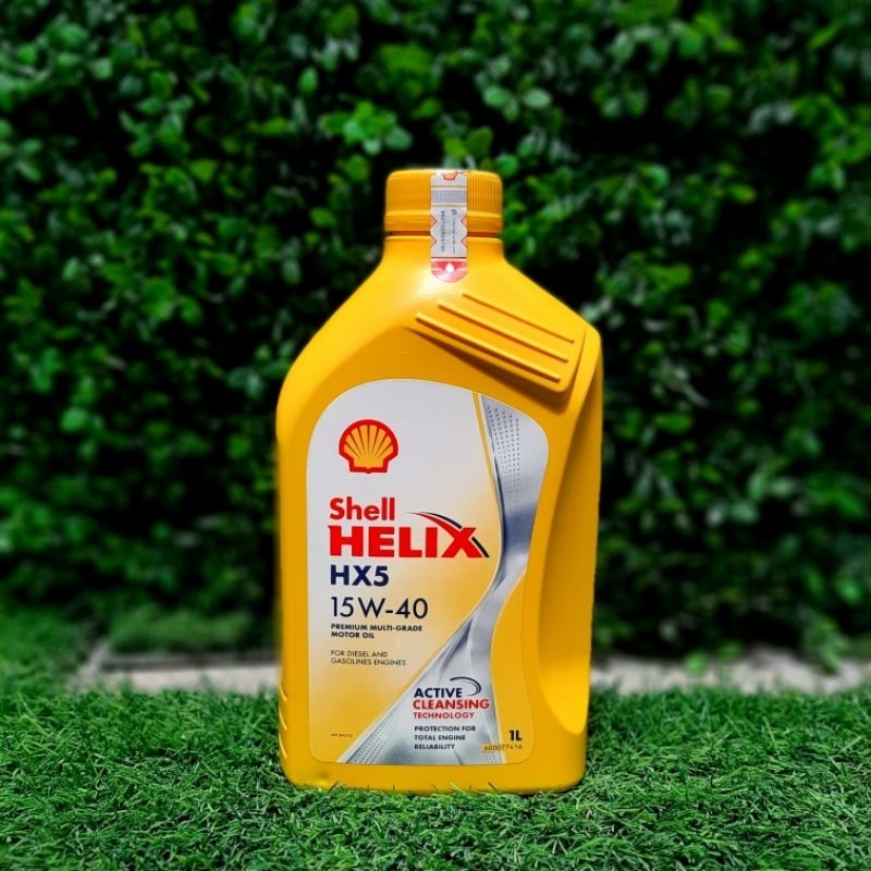 Oli Motor Shell Helix HX5/ Shell Helix HX3/ Shell Rimula R4X - 1 Liter