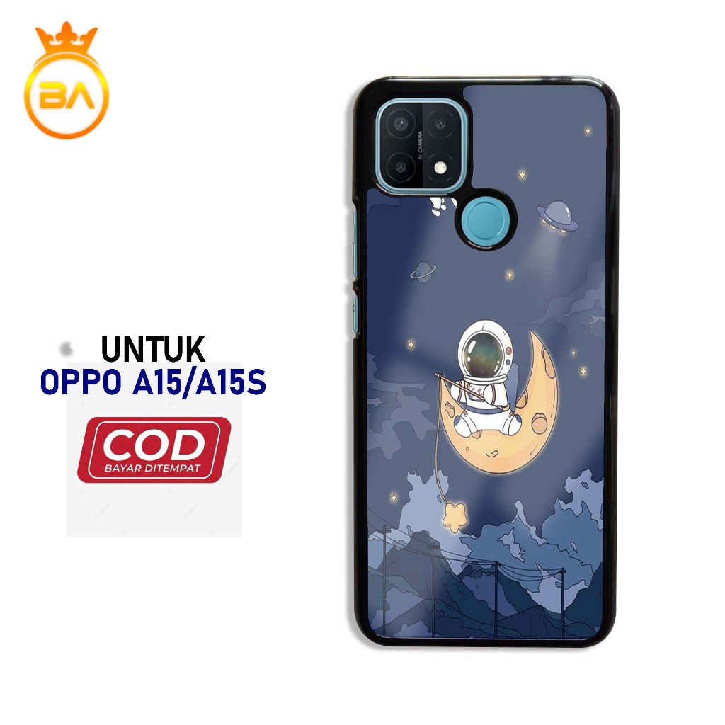 Case Oppo a15/a15s Terbaru - Hardcase Glossy kaca [Motif-049] case handphone-pelindung handphone-kes