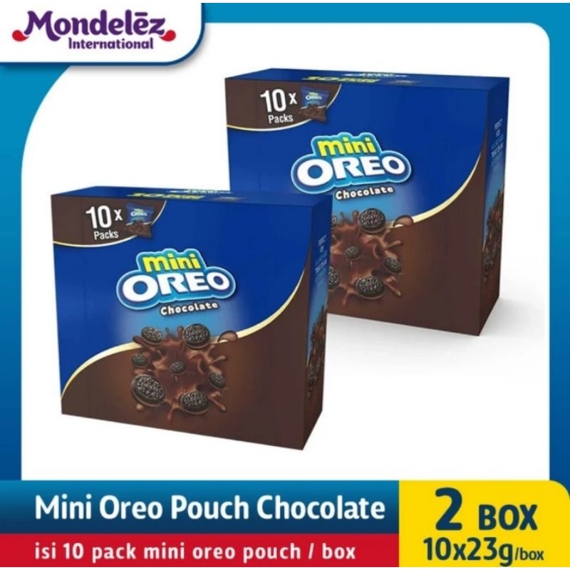 

Mini Oreo Pouch Rasa Cokelat 10x23gr Paket 2 Pc