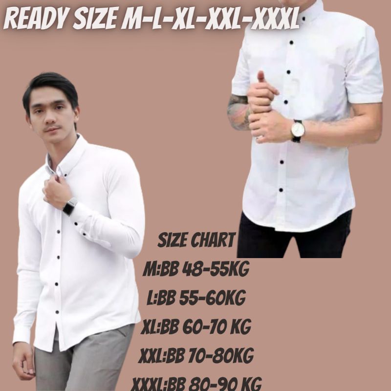 kemeja polos kekinian slimfit kemeja polos kekinian gratis ongkir lengan panjang dan pendek kemeja p