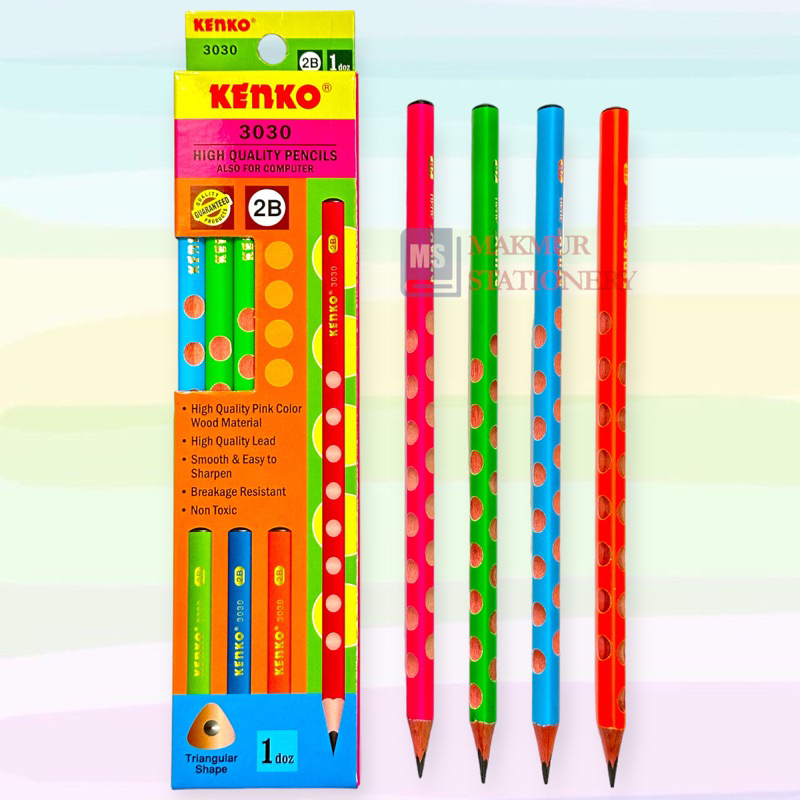 

Pensil 2B Kenko 3030 (12 Pcs)