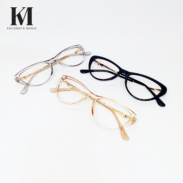 Kacamata Frame 19226 lensa photocromic photobrown blueray antiradiasi bluecromic normal minus plus c