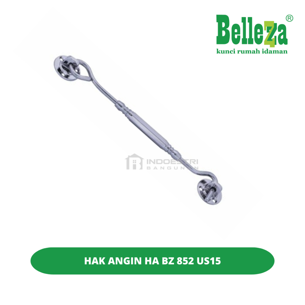 Hak Angin Jendela Belleza HA BZ 852 US15 / Penahan Jendela / Stainless Steel