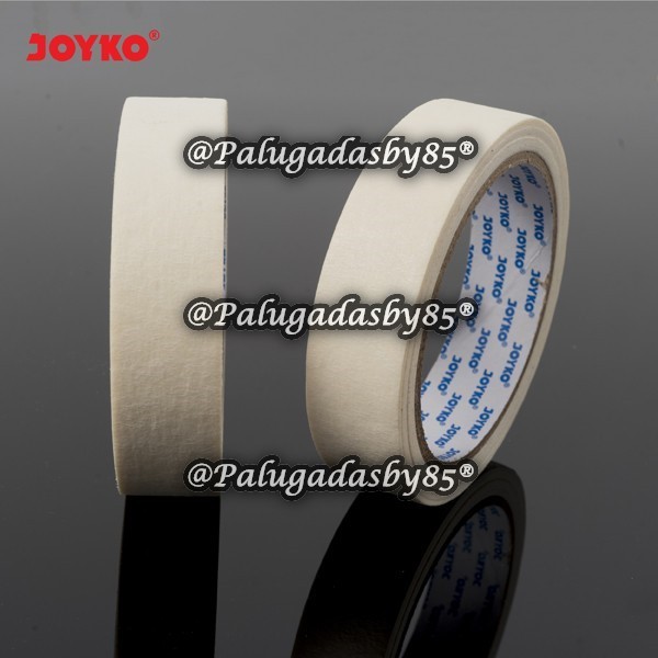 

(1 Biji) GROSIR Masking Tape JOYKO 24mm x 20 M / Masking Tape Lakban Kertas Warna Cream Joyko 24 mm x 20 meter / Masking Tape Joyko 1 Inch x 20 Meter