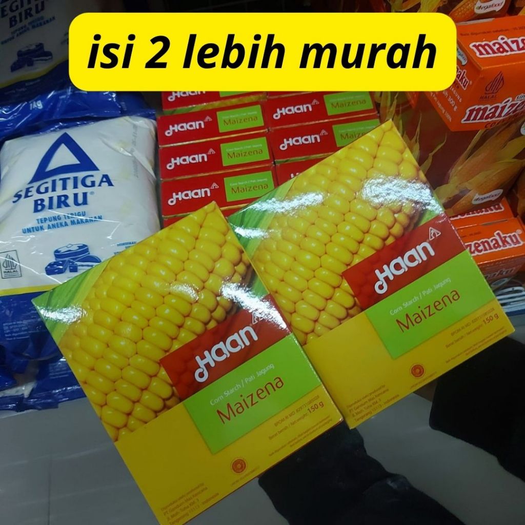 

isi 2 - HAAN Tepung Maizena jagung 150 Gram