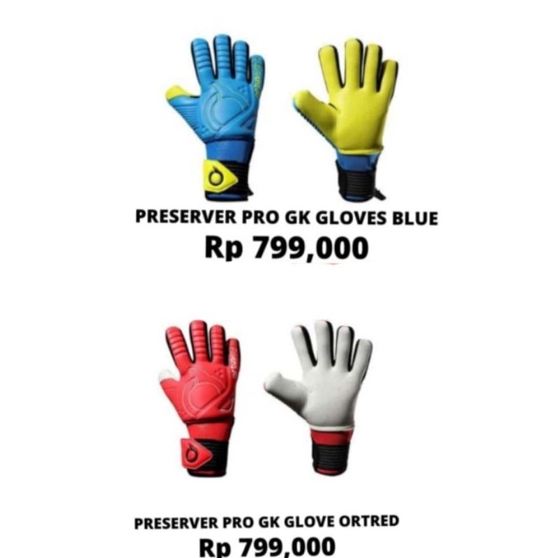 Sarung Tangan Kiper Ortuseight Preserver Pro GK Gloves