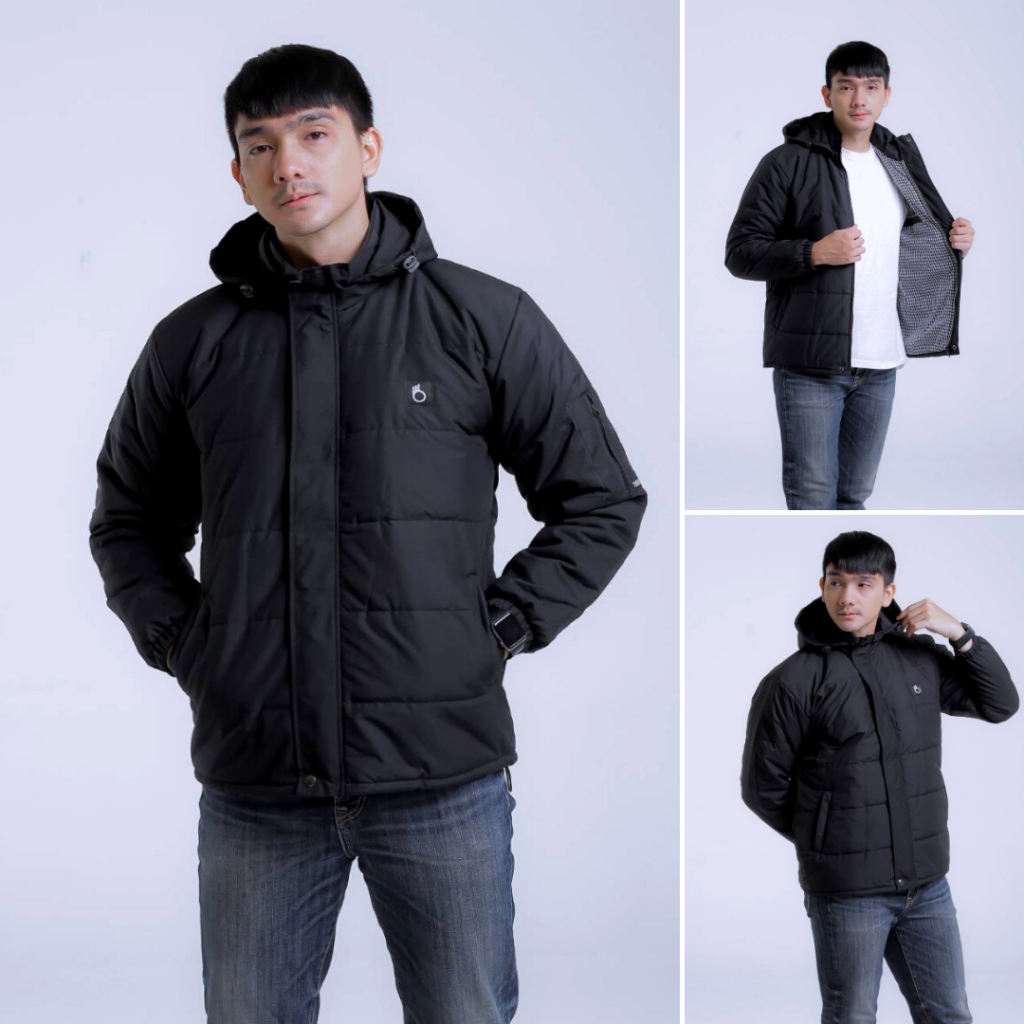 Jaket Gelembung Pria Wanita Musim Dingin /Jaket Motor Anti Angin