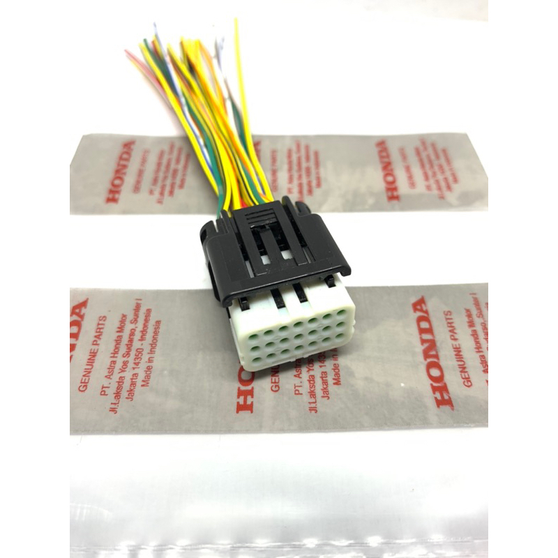 soket scu modul remot keyless honda all new vario pcx 160 soket scu modul pin 21