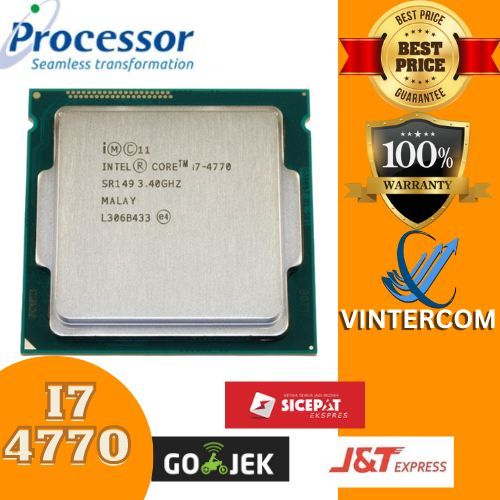 Processor Intel Core i7 4770 Tray 1150 3.4 Ghz / processor i7 4770