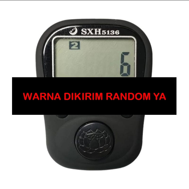 Tasbih Digital LED Tally Counter 5 Channel Rechargeable Kabel Cas Alarm Jam PSL311 Lampu Alat Hitung