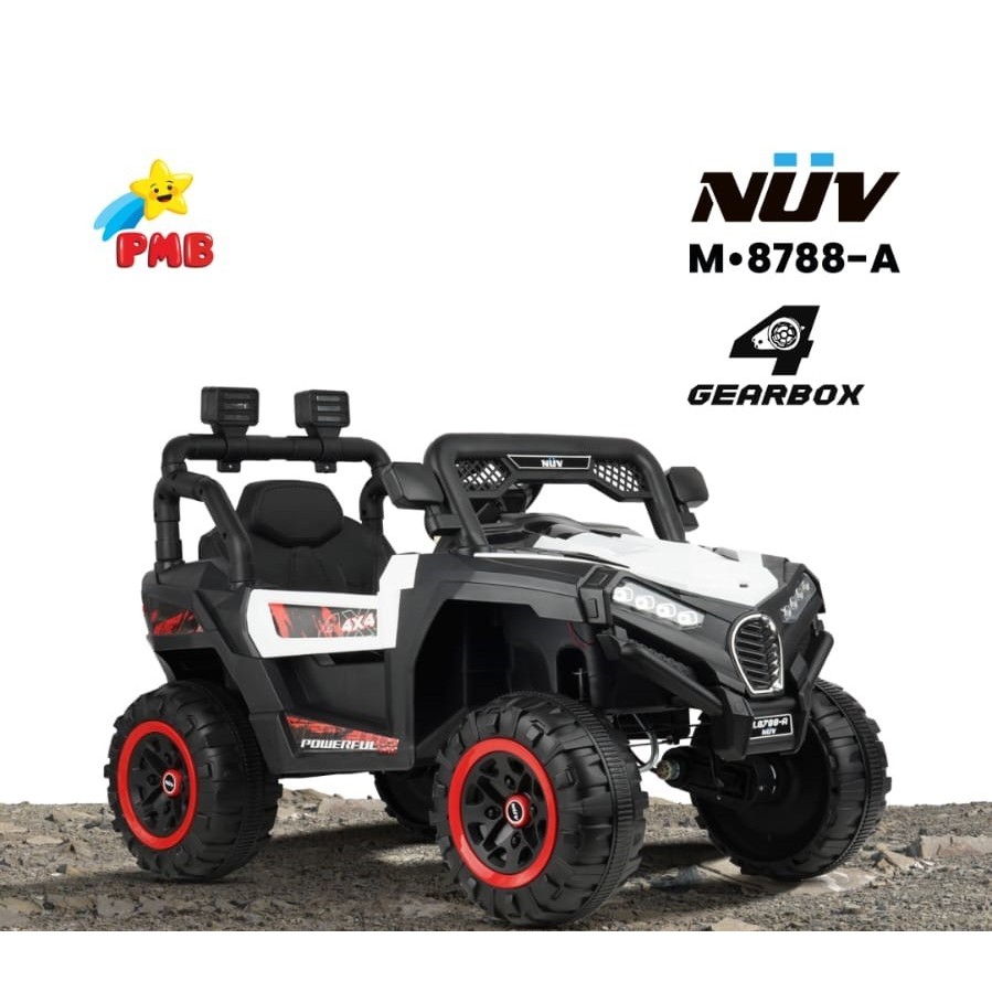 Mobilan aki anak pmb NUV M 8788 JEEP 4 GEARBOX 4X4 MOBIL AKI JEEP 8788 - onlinepratama88