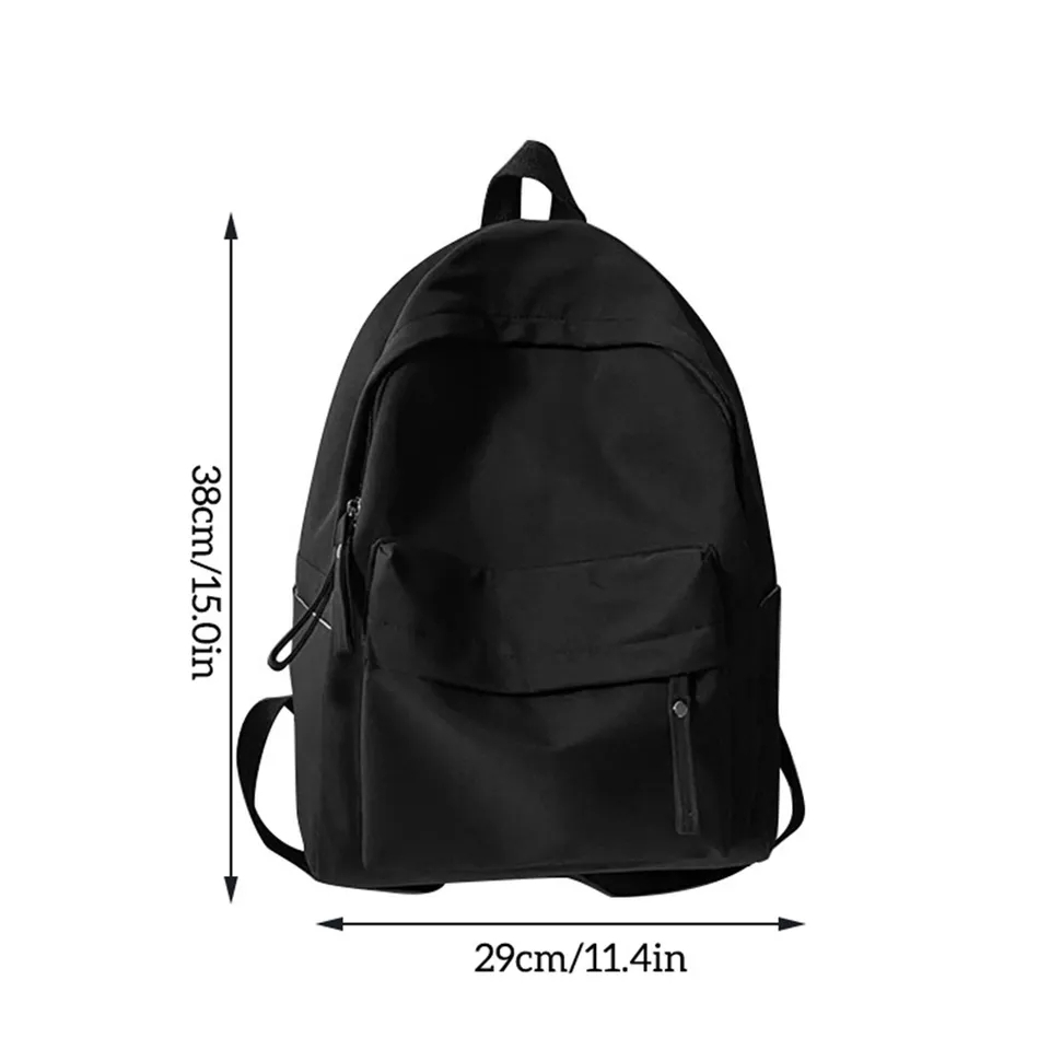 TAS RANSEL POLOS WATERPROOF BAHAN KANVAS D300 TEBAL