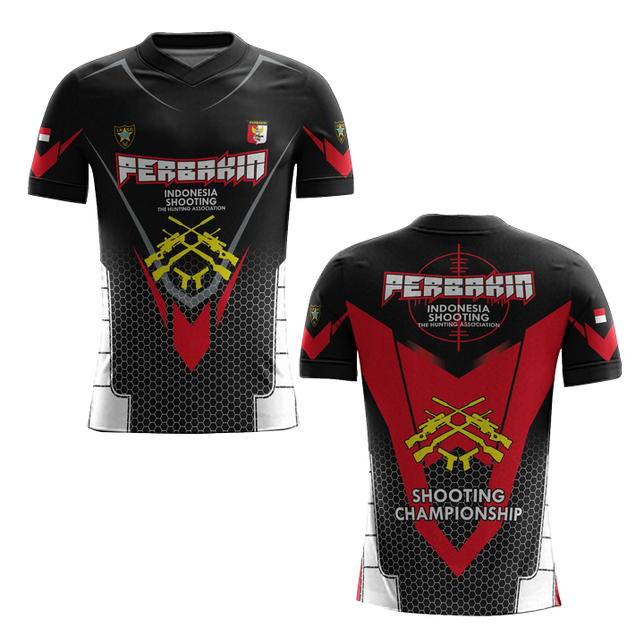 Kaos Baju Komunitas Menembak Perbakin 3D Fullprinting Sublimation Terbaru Art 7