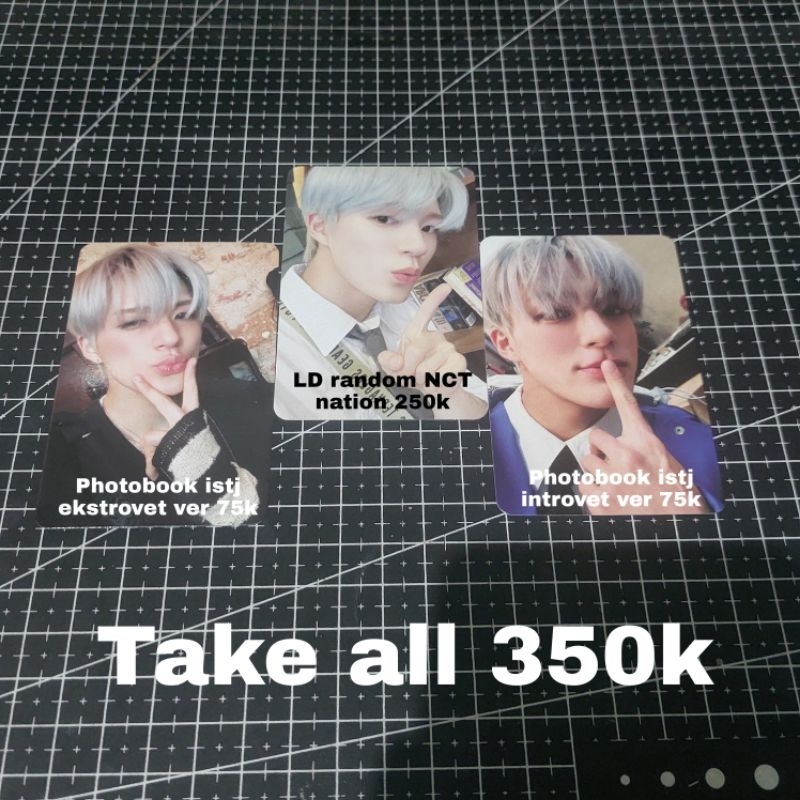 [PHOTOCARD NCT 20] PC JENO ISTJ INTROVET EKSTROVET VER PHOTOBOOK LUCKY DRAW LD RANDOM BENEFIT 50K WO