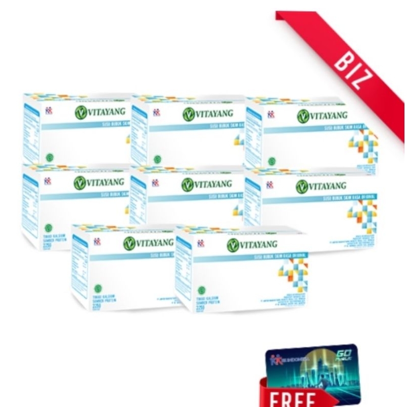 

Paket Hemat 8box VITAYANG SUSU SKIM BUBUK