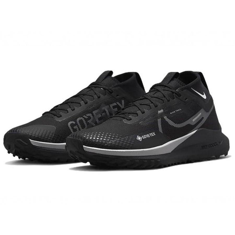 Nike Pegasus Trail 4 GoreTex Black Wolf Grey 100% Authentic