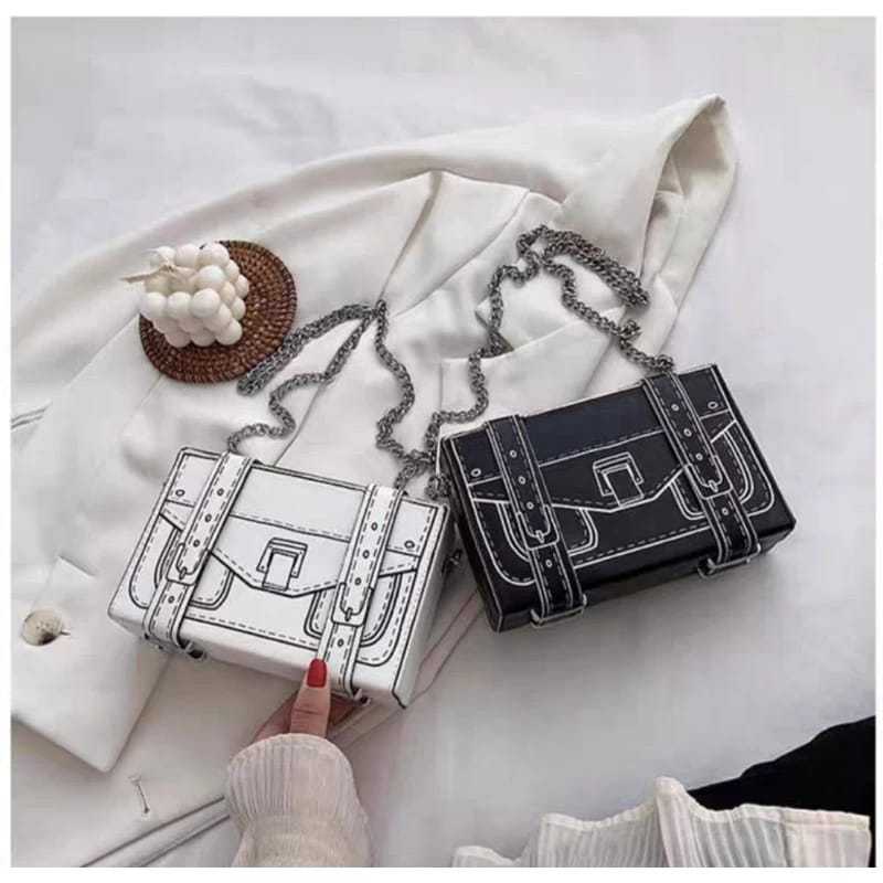 Tas Selempang Comic Tas Selempang Wanita Tas Kotak Komic