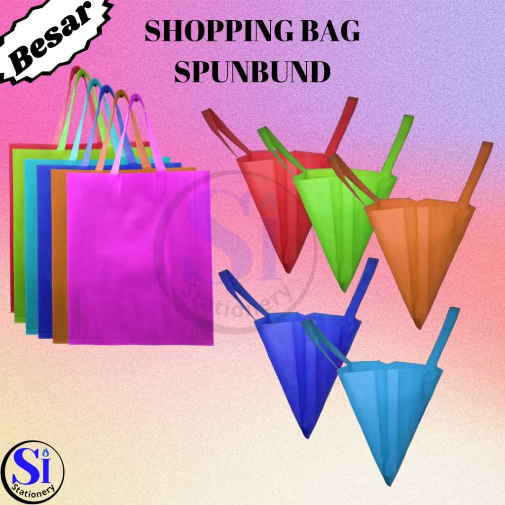 

Tas Spunbond Handle Jinjing Tas Belanjaan Tas Souvenir Bahan Tebal