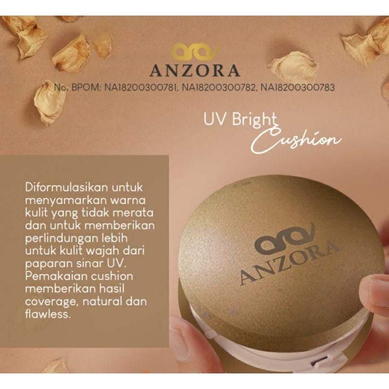 Cushion Anzora | Bedak Cushion Anzora Skincare | Bedak Cair Anzora| Bedak Anzora