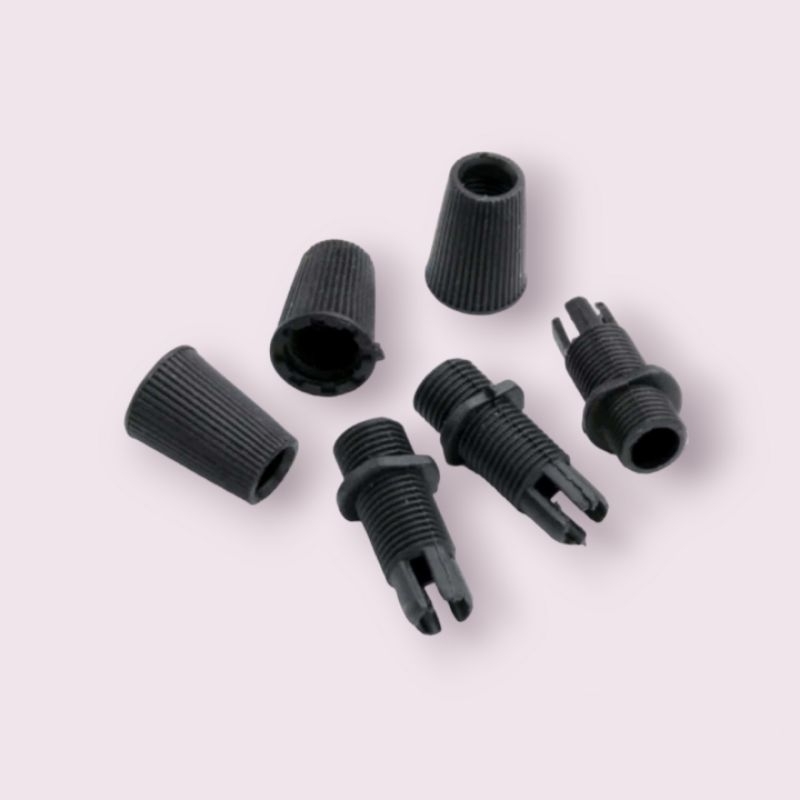 Ikatan kabel jepitan mur baut sparpart sepasang lampu gantung kop base