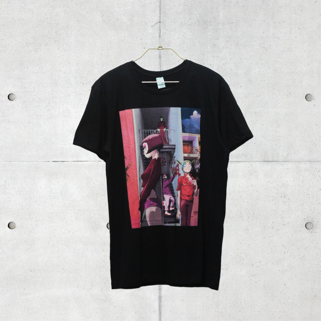 Baju Kaos Band Official Original Gorillaz (The Static Channel) Tshirt