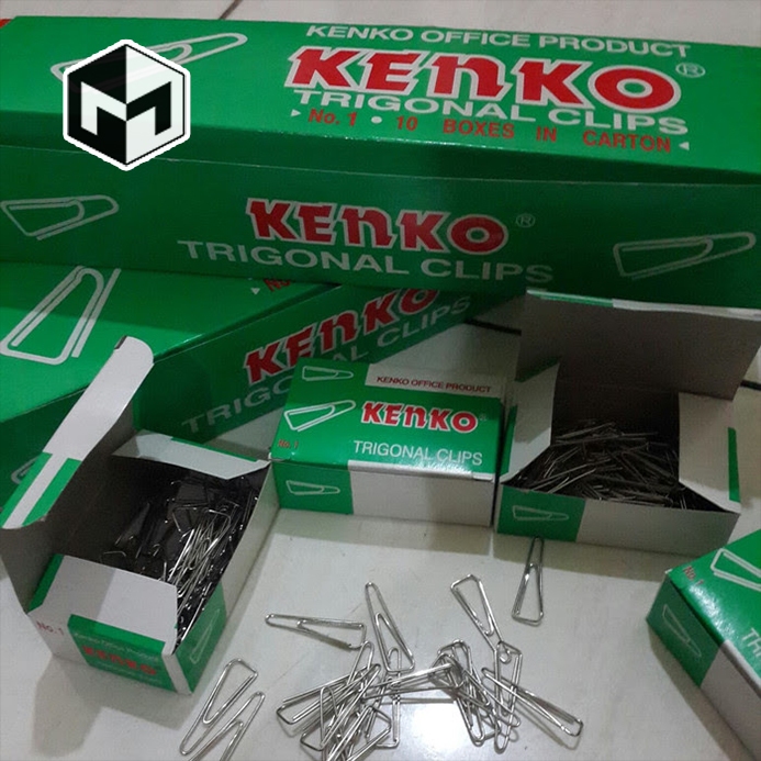 

(COD) PENJEPIT KERTAS / PAPER CLIP / TRIGONAL CLIPS KENKO NO.1