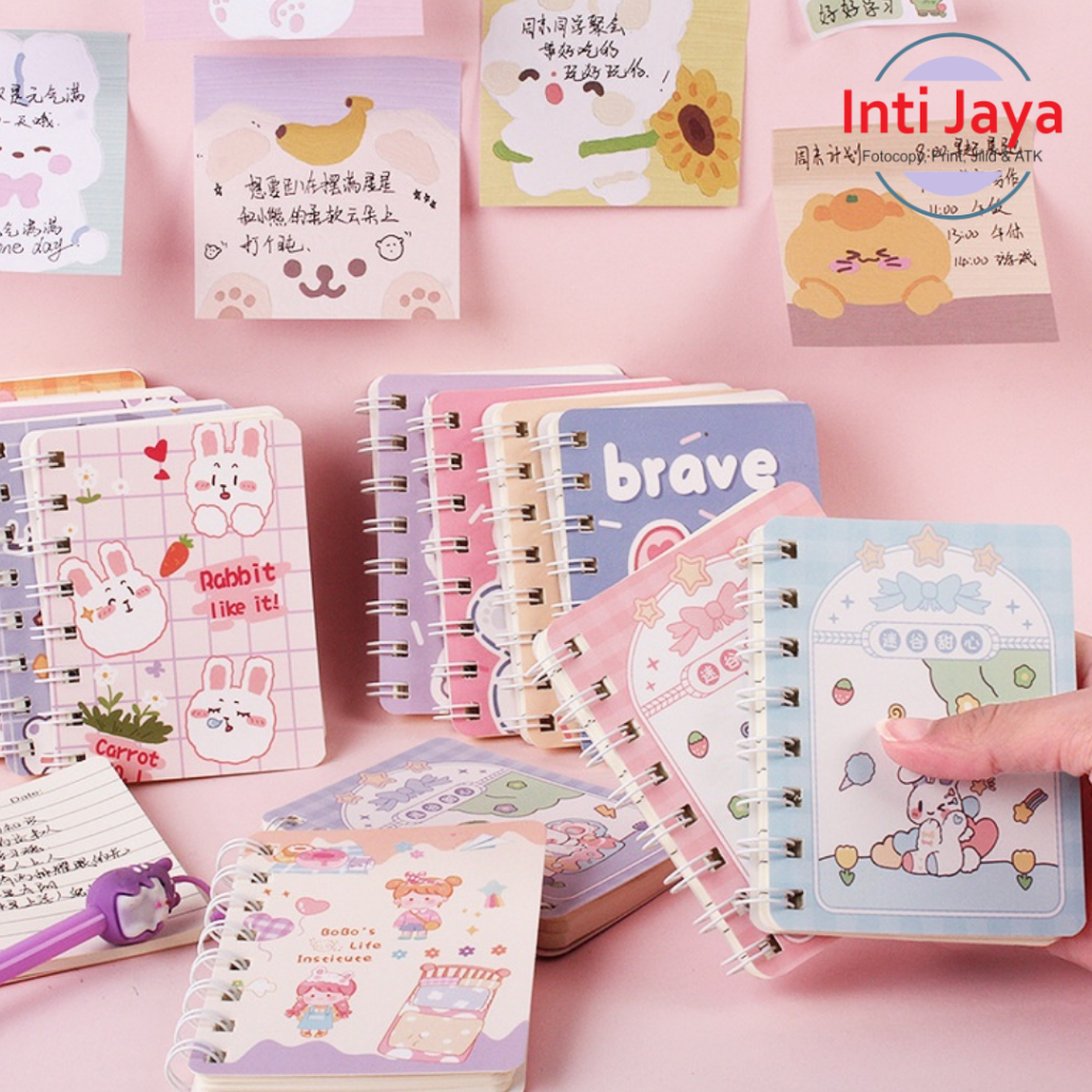 

Notes Fancy/Buku Kecil Motif Kartun/ Notebook A7