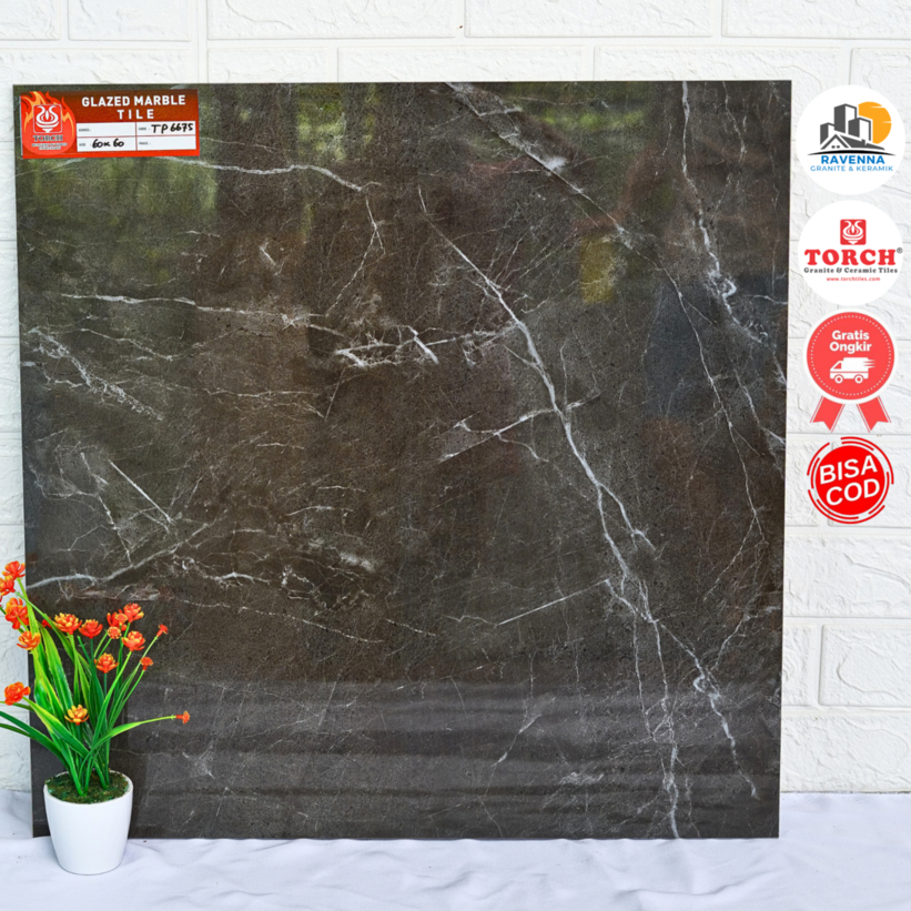 Granit Lantai Torch 60x60 Glossy TP6675 Free Ongkir