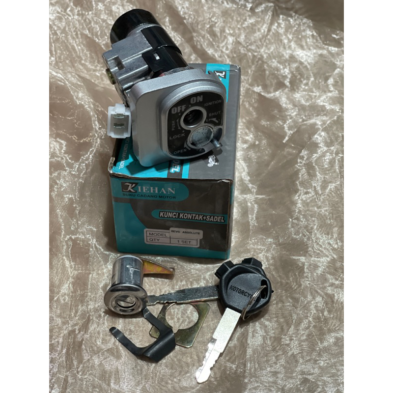[1 SET] KUNCI KONTAK ASSY REVO ABSOLUTE KIEHAN KONTAK SET REVO ABS KONTAK REVO ABSOLUTE KONTAK MOTOR