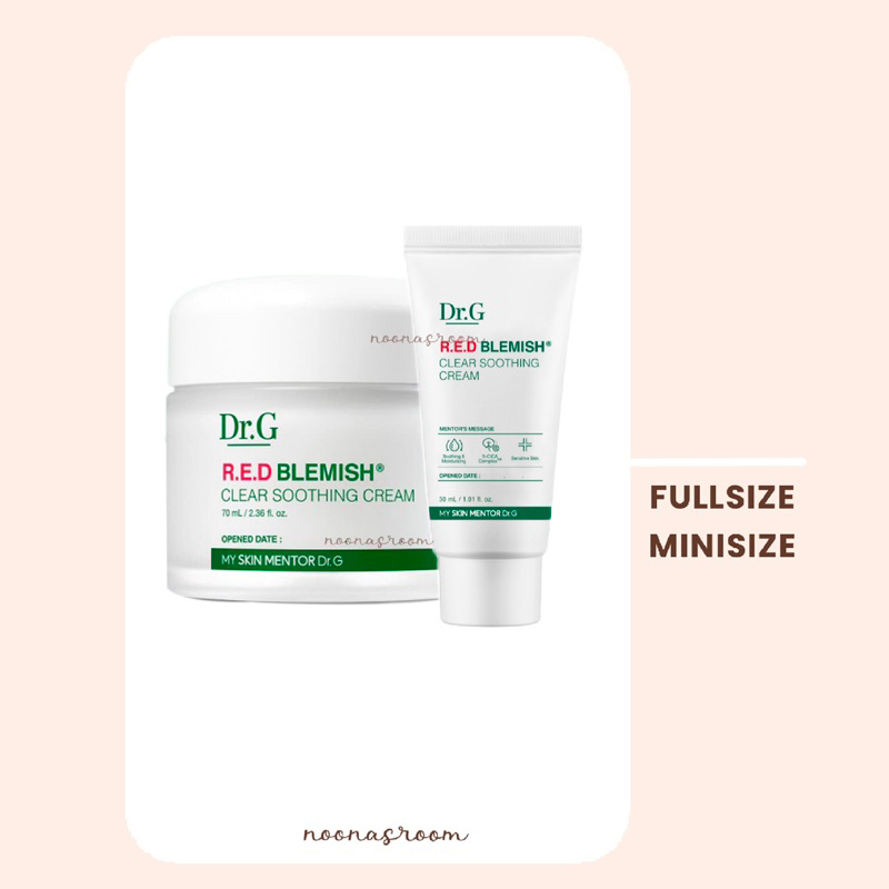 (share fullsize) Dr G DR.G RED Blemish Clear Soothing Cream pelembab