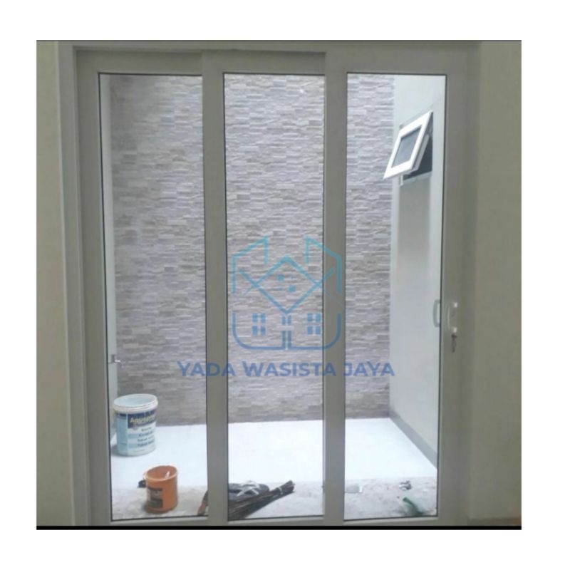 Pintu UPVC Conch Sliding 3 Daun 200×250
