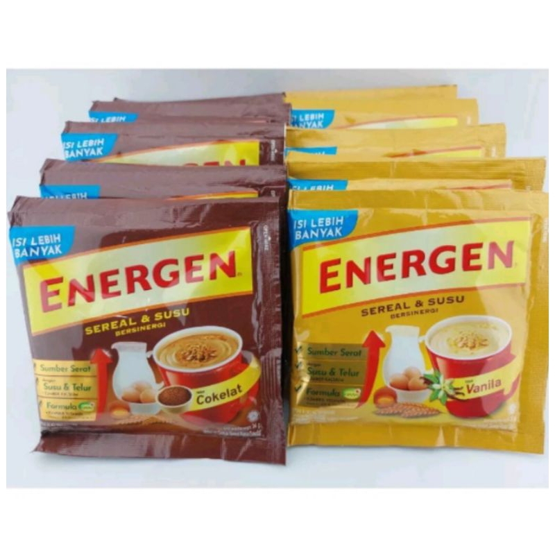 

energen sereal & susu 1 renceng 10 pcs