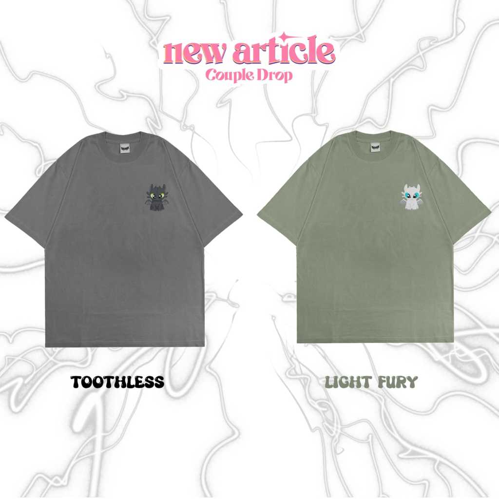 Kaos Couple Toothles and Light Fury