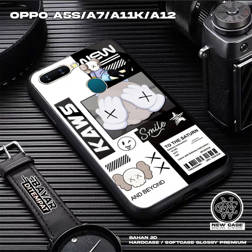 Case OPPO A5S/A7/A11K/A12- Casing Hp Terbaru 2023 newcase 2023 [ case BRAND5 ] Silikon Hp Mewah - Ke