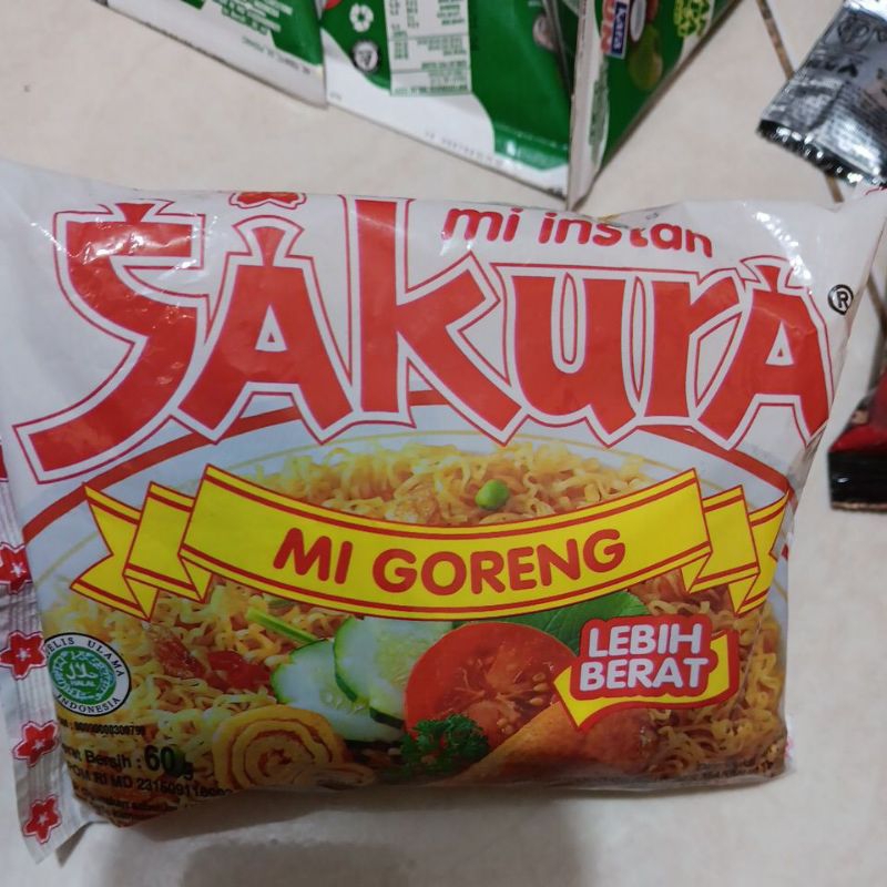 

( paket 6 ) sakura mie goreng instan