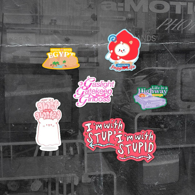 

Makkeurie Die Cut Stickers (min order 3pcs)